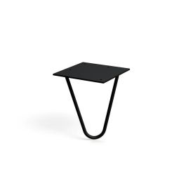 Q&Q Pata Metálica Modelo Varnia Acabado Negro Mate Altura 125mm para Sofás y Muebles Precio: 10.50000006. SKU: B196836GMR