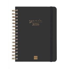 Agenda Anual (2026) Catalan Finocam Espiral Alma Wire-O Tapa Extra Con Goma E10 155X212 D/P Negre Precio: 15.59000058. SKU: B1GTEPE7CV