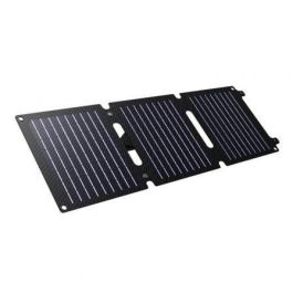Trust Zuny 25238 Panel Solar Portátil 20W | Carga Rápida 15W con 1x USB-C y 1x USB-A para Móviles, Tablets y Baterías