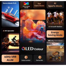 Hisense 65E77Q Smart TV 65" 4K Ultra HD QLED Negro