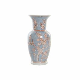 Jarrón DKD Home Decor 13 x 13 x 31 cm Porcelana Azul Naranja Oriental Precio: 25.99000019. SKU: S3021724