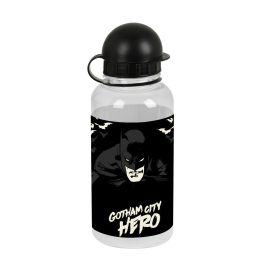 Batman Botella de agua 500 ml "Hero" Negra de Poliéster. Para niños de 3 años y más. Dimensiones 6,9x18xcm.