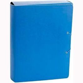 Fabrisa Carpeta de Proyectos 7 cm Folio, Cierre de Bota con Gomas, Cartón Gofrado Azul Precio: 4.49999968. SKU: B12QC7HC5X