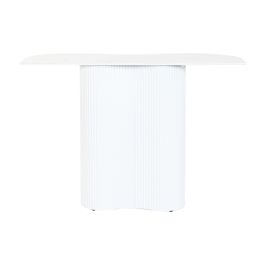 DKD Home Decor Consola Desmontable Estilo Loft de Metal Color Blanco - Medidas: 100 cm Ancho x 38 cm Largo x 72 cm Alto DKD Home Decor Consola Desmontable Estilo Loft de Metal Color Blanco - Medidas: 100 cm Ancho x 38 cm Largo x 72 cm Alto