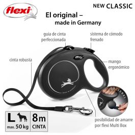 Flexi Correa New Classic L Cinta 8M Negro Precio: 28.49999999. SKU: S6103475