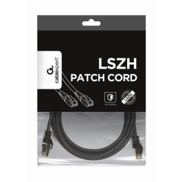 GEMBIRD PP6A-LSZHCU-BK-3M Cable de Red Negro Cat6a S/FTP (S-STP) 3 Metros Precio: 6.50000021. SKU: B12EYL759J