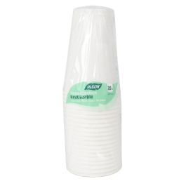 Vaso Blanco 300 cc - Pack de 20 - Algon (24 Unidades) Vaso Blanco 300 cc - Pack de 20 - Algon (24 Unidades)