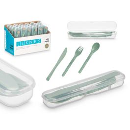 Set 4 Pzs Cubiertos Picnic Col Verde Leknes 20X3CM (24 Unidades) Precio: 21.6900002. SKU: B1FVQEVL99