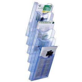 Archivo 2000 Expositor Mural Archiplay 6 Compartimentos Din A4 Vertical 190x235x685 mm Azul Transparente Precio: 38.50000022. SKU: B1DRDC53B5