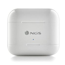 NGS Auriculares Bluetooth True Wireless Stereo, 30h Autonomía, Control Táctil, USB-C, Blanco