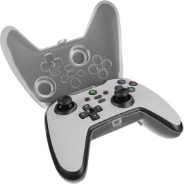 GENESIS Mangan 400 Gamepad Inalámbrico Bluetooth Blanco para PC, Switch, Android, iOS. Precisión, Vibración, Joysticks Analógicos