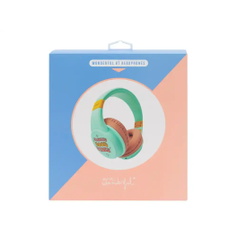 Mr Wonderful Auriculares Bluetooth Always Good Vibes Inalámbricos con Micrófono y Diadema Ajustable Compatibles con Móviles y Consolas