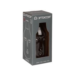 Giftdecor Jarron Cristal Cara Antracita 11x24.5x12 cm (Set de 6)