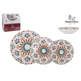 Santa Clara Vajilla Coimbra Monaco, 12 Piezas, Brillo, Plato Llano 26 cm, Plato Hondo 21 cm, Plato Postre 20 cm (2 Unidades) Precio: 93.254095. SKU: B14H6P893Y