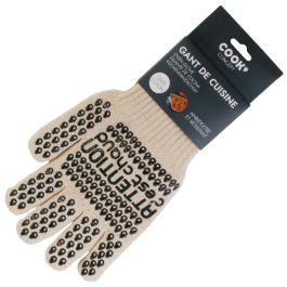 Cook Concept Guante Resistente Al Calor con Silicona Antideslizante, hasta 250 grados, Talla Única, se adapta a ambas manos, 17x1,7 cm; h.27cm