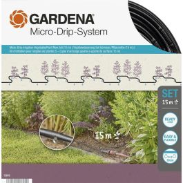 Gardena Kit de Riego por Goteo Micro-Drip-System de Iniciación para Setos y Hileras de Plantas 15 m con Goteros 4,6 mm Precio: 36.49999969. SKU: B1GYFLQLAL