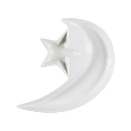 Home Deco Factory Vajilla 9 Piezas Estrellas Colección Mirage Cerámica