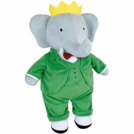 Jemini AAAAH92223 Peluche Elefante Babar de 40 cm, un juguete suave para niños, ideal para fomentar la imaginación y decorar la habitación.