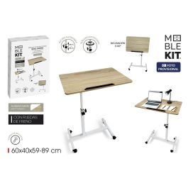 Inde Soporte Auxiliar para Sofá Ajustable con Rueda, Medidas 60x40x59-89 cm Precio: 55.68999953. SKU: B176PG44TA