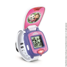 Vtech VT80561805 Gabby y La Casa Mágica - Reloj Del Juego Interactivo Pandy Paws - Idioma francés
