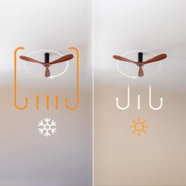 Ventilador de Techo Cecotec EnergySilence 5400 Classic 40 W Ø 132 cm Negro Madera