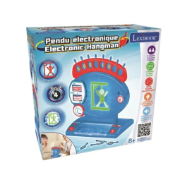 Lexibook Juego de Mesa Electronic Hangman - El Ahorcado Electrónico con Luz y Sonido para Mayores de 8 Años