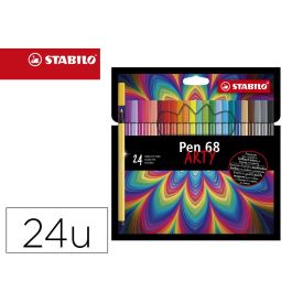 Rotulador Stabilo Acuarelable Pen 68 Arty Line 1 mm Estuche Carton De 24 Unidades Colores Surtidos Precio: 22.79000031. SKU: B12VRLJ23W