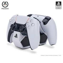 Power A 1522855-01 Estación de Carga Doble para Mandos DualSense PlayStation 5