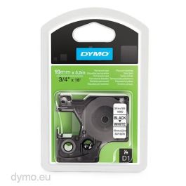Dymo Cinta de Transferencia Térmica D1 16960, 19 mmx5,5M, Negro Sobre Blanco, Poliéster Autoadhesiva Permanente para Rotuladora Labelmanager Precio: 21.49999995. SKU: B1DPQEY235