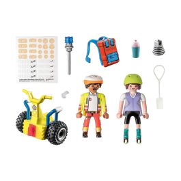 Playmobil 71257 Starter Pack Rescate Balance Racer City Life Paramédico Patinador Juguete +4 Años