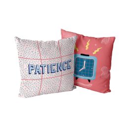 Funda de cojín HappyFriday Aware Patience Multicolor 50 x 50 cm 2 Piezas Precio: 7.99000026. SKU: B1AXP84Z66