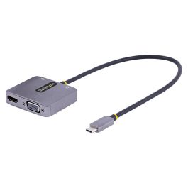 Adaptador USB C a VGA/HDMI Startech 122-USBC-HDMI-4K-VGA Adaptador USB C a VGA/HDMI Startech 122-USBC-HDMI-4K-VGA