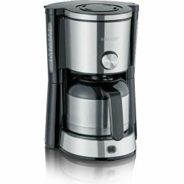 SEVERIN KA4845 Cafetera con filtro isotérmico TypeSwitch, Selector de aroma, 8 tazas, Capacidad: 1 L, Potencia: 1000 W, Acero inoxidable / Negro Precio: 77.89000021. SKU: B19KA5AFEV