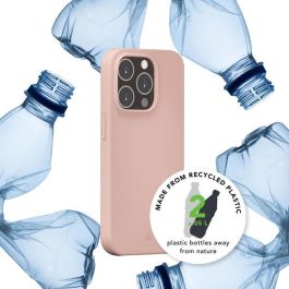 dbramante1928 Funda Monaco para iPhone 14, Silicona Reciclada, MagSafe, Arena Rosa