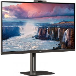 AOC Q27V5CW/BK Monitor 27" QHD IPS USB-C con Webcam, HDMI y DisplayPort