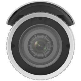 Hikvision Cámara IP bullet 4MP, lente varifocal 2.8-12mm, IR 50m, WDR, H.265+, IP67, PoE, micrófono, ranura SD