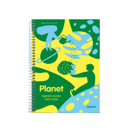 Additio Agenda Escolar Comunicación Familia/Centro Primaria Semana Vista A5 Colores Surtidos 150x210 mm