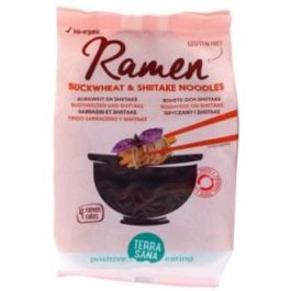 TERRASANA Fideos Ramen de Trigo Sarraceno con Shiitake Ecológico, Sin Gluten, Vegano 280g Precio: 7.8899997. SKU: B12KHXBFV2