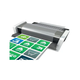 Leitz Plastificadora iLAM Touch 2 Turbo DIN A3 4 Rodillos hasta 250 micras Color Blanco/Plata