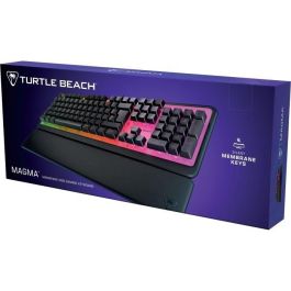 Teclado para juegos - Turtle Beach Magma - Membrana RGB - Negro, teclas silenciosas, AIMO RGB Teclado para juegos - Turtle Beach Magma - Membrana RGB - Negro, teclas silenciosas, AIMO RGB