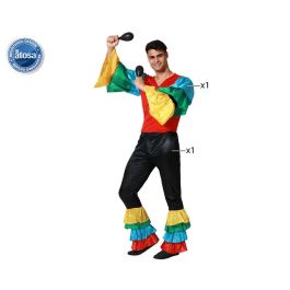Disfraz Rumbero Hombre Adulto Rojo M-L Disfraz Rumbero Hombre Adulto Rojo M-L