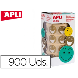 Apli Gomets Autoadhesivo Smile Oro Cara Feliz Rollo 900 Unidades 20 mm Precio: 5.50000055. SKU: B1AEHZ88FW