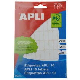 Apli Etiquetas Adhesivas Blancas 8x20 mm, Escritura Manual, Pack 10 Hojas (700 Etiquetas), Adhesivo Permanente Precio: 1.49999949. SKU: S8426473