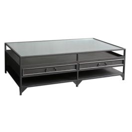 Mesa Centro Loft DKD Home Decor Negro 60 x 40 x 120 cm