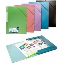 Carchivo Carpeta Metal Tres Solapas Gomas A4 Polipropileno Azul Metalizado Precio: 2.50000036. SKU: B1E59S8SR4