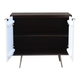 Aparador Moderno DKD Home Decor Blanco Marron 43 x 82 x 90 cm Aparador Moderno DKD Home Decor Blanco Marron 43 x 82 x 90 cm