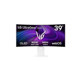 LG Monitor Gaming Curvo OLED 39" 39GX90SA-W UWQHD 240Hz 0.03ms G-Sync/FreeSync Premium USB-C 65W Precio: 1188.50000005. SKU: B1CX93TN6J