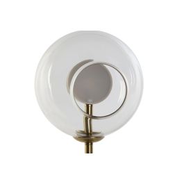 DKD Home Decor Lámpara Aplique Moderno Dorado Cristal y Metal 25 x 20 x 20 cm