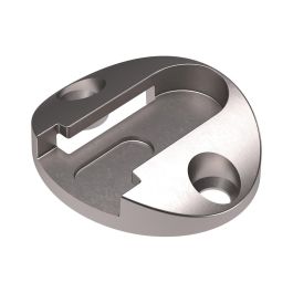 Italiana Ferramenta Kraby M/Torn Placa de Fijación de Costado, Níquel, Herraje Metálico para Muebles y Armarios Precio: 0.79000053. SKU: B12RH9CV4N