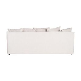 Sofá 3 Plazas Beige Dm-Tejido Salón 212 X 104 X 76 cm